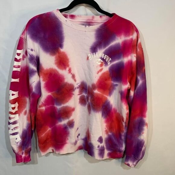 🌊BILLABONG woman’s crew neck, tie dye sweatshirt. Size small. - Picture 1 of 9